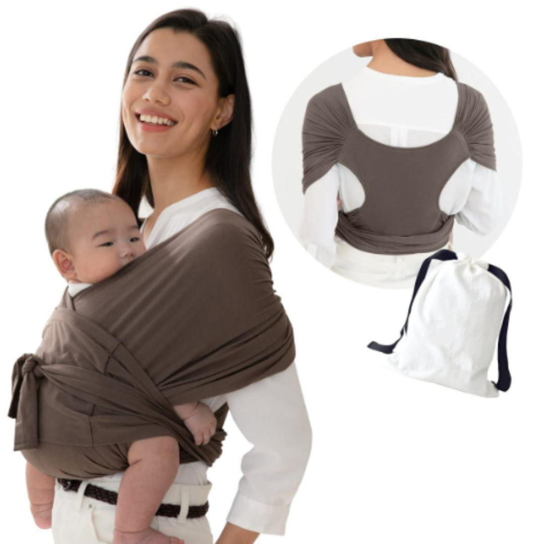 Ergonomic baby wrap for comfortable carrying