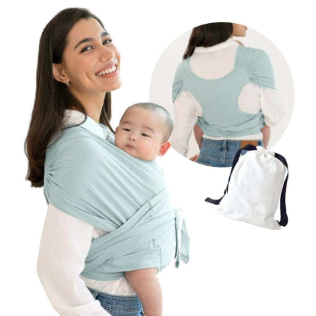 Ergonomic baby wrap for comfortable carrying