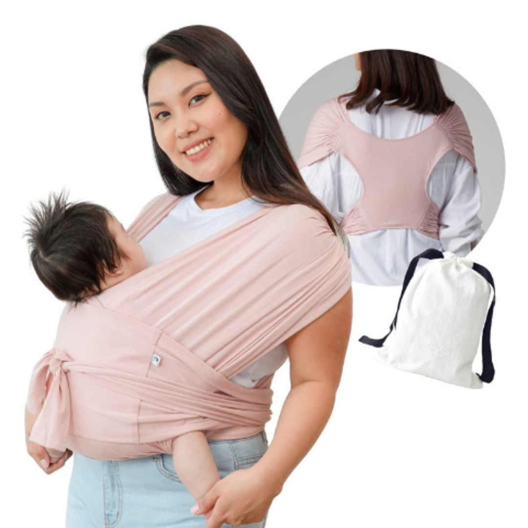 Ergonomic baby wrap for comfortable carrying
