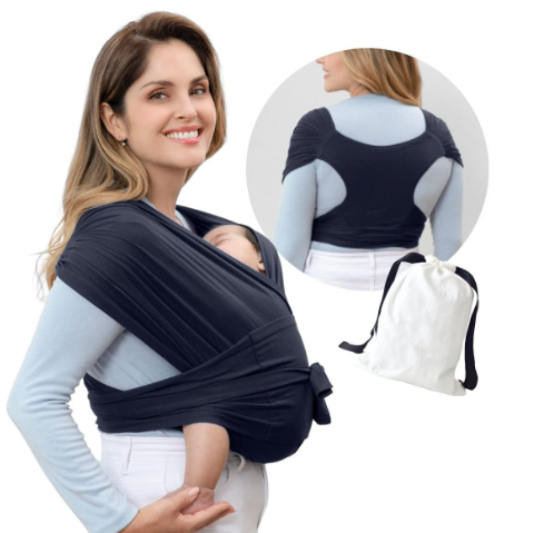 Ergonomic baby wrap for comfortable carrying
