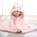 Baby bath towel in soft absorbent material