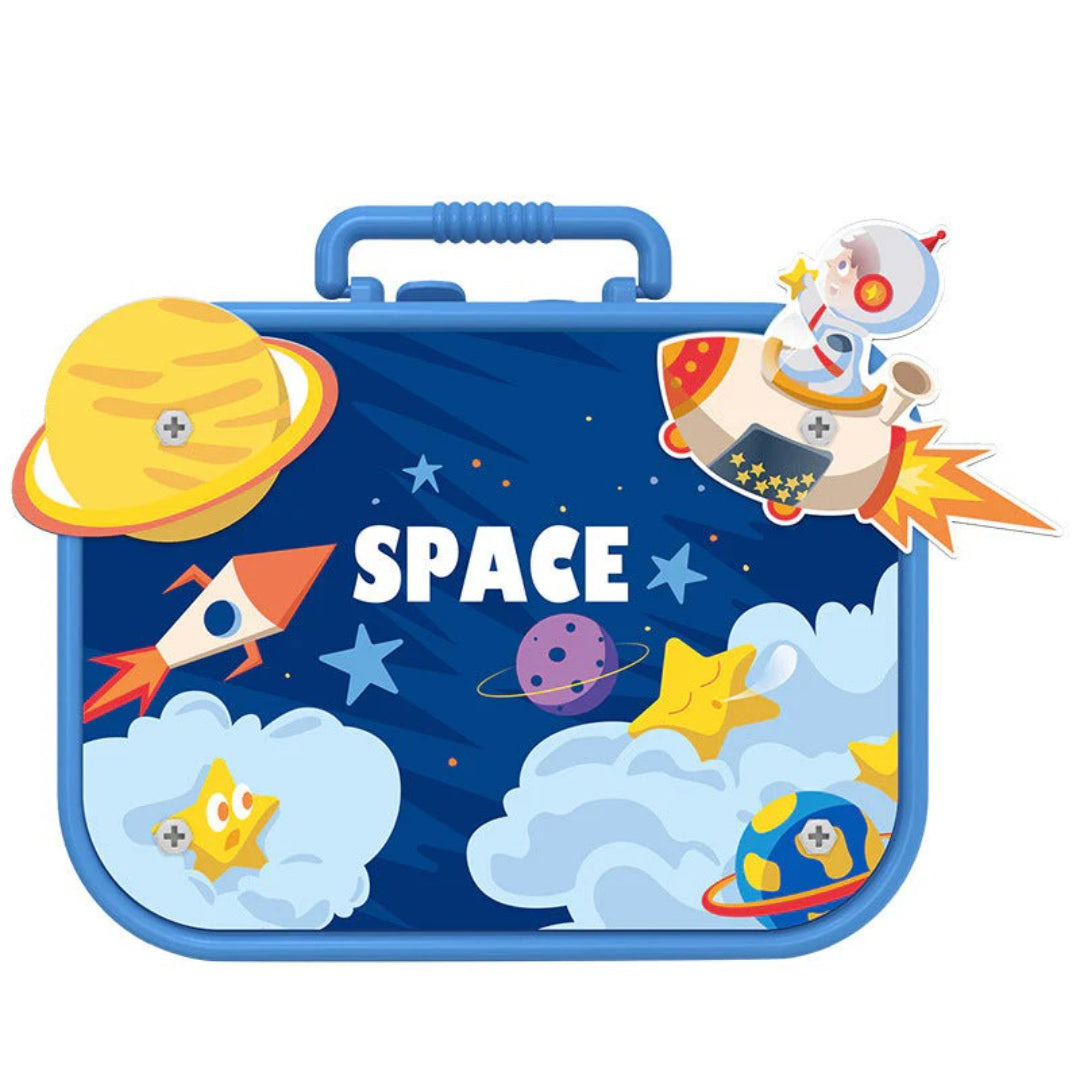 Portable activity board for children creative toy