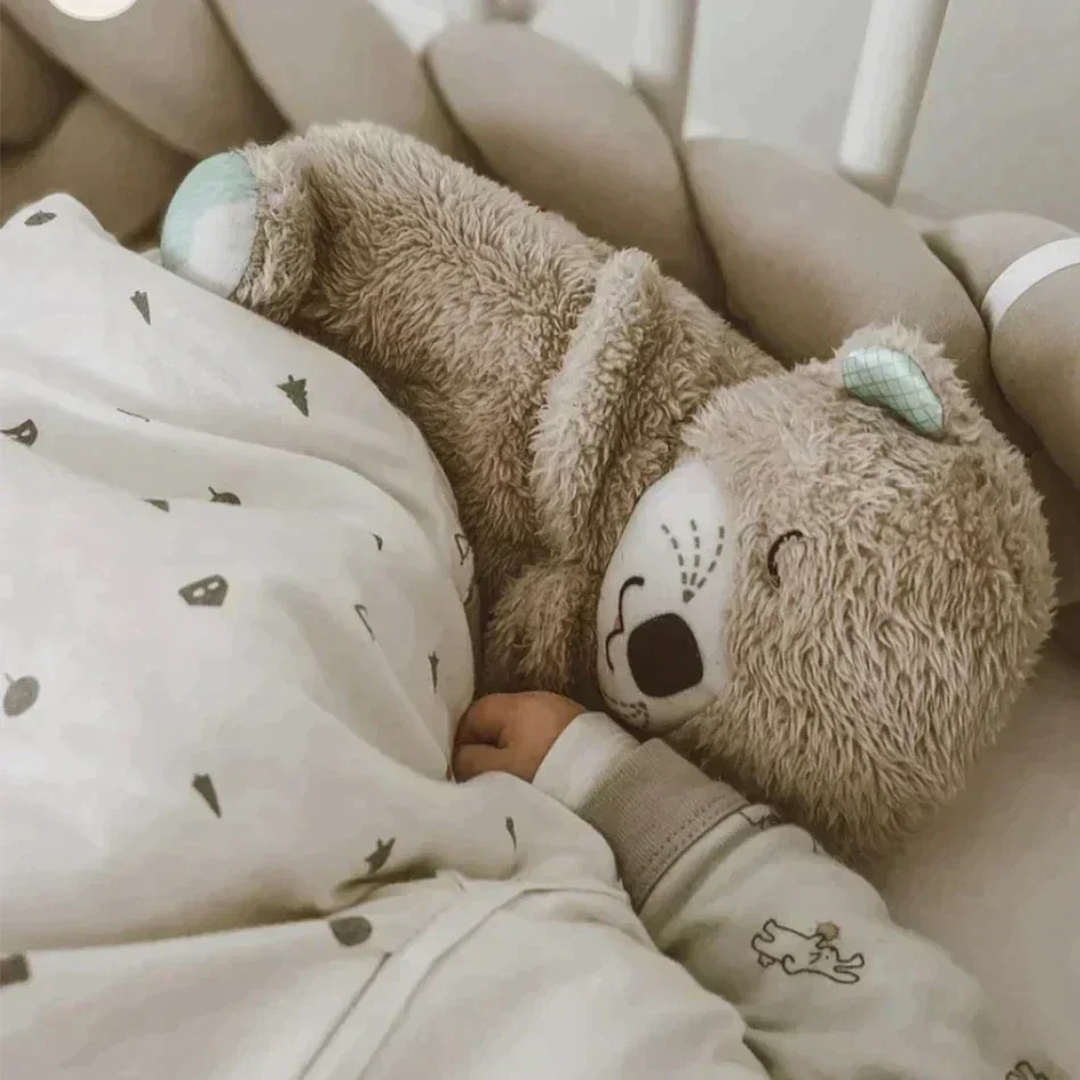 Soft plush toy for babies with music and breathing function from 6 months