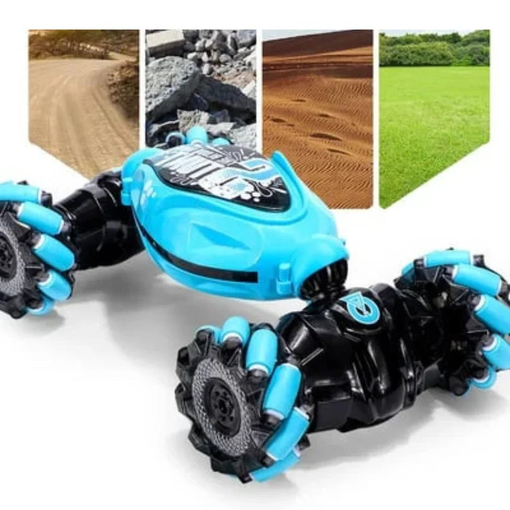 Gesture-controlled stunt car 360 degrees 4WD