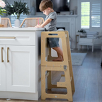 4-in-1 Learning Tower for toddlers for climbing and playing