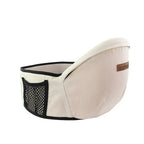 Baby hip carrier with adjustable seat and waist belt