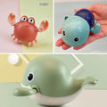 Swimwear set with floating sea creatures