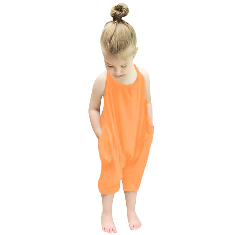 Comfortable backless jumpsuit for children
