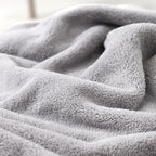 Baby bath towel in soft absorbent material