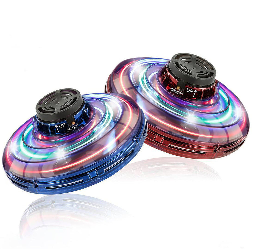 Flying spinner toy active outdoor play for children