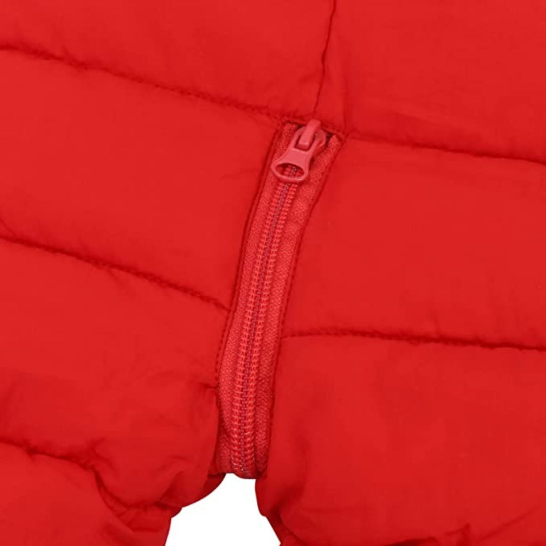 Ski overall for babies insulated with fleece and a hat