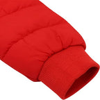 Ski overall for babies insulated with fleece and a hat