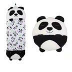 2-in-1 plush sleeping bag with cuddly toy for children