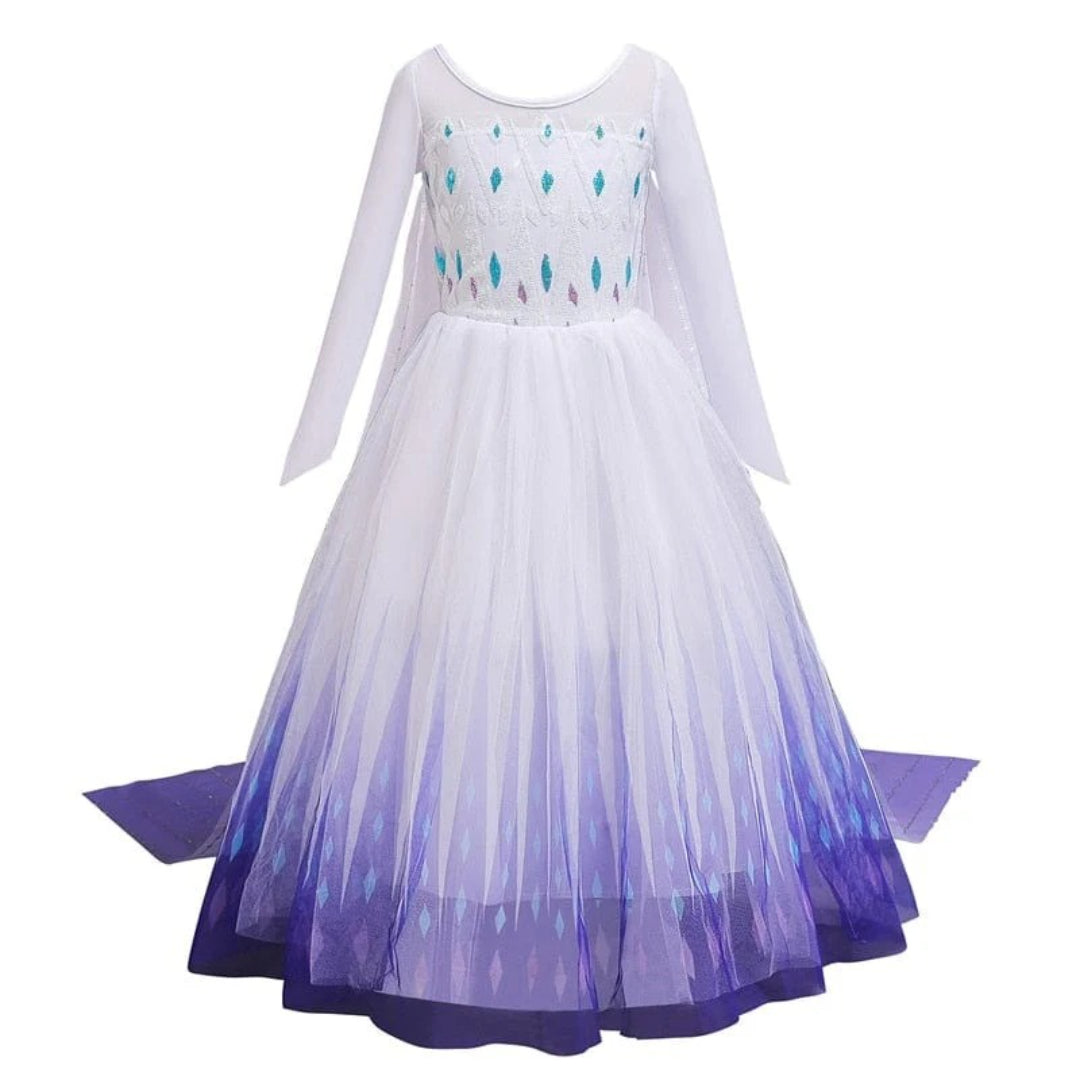 Princess Costume Carnival Outfit for Children 4 to 10 Years Old