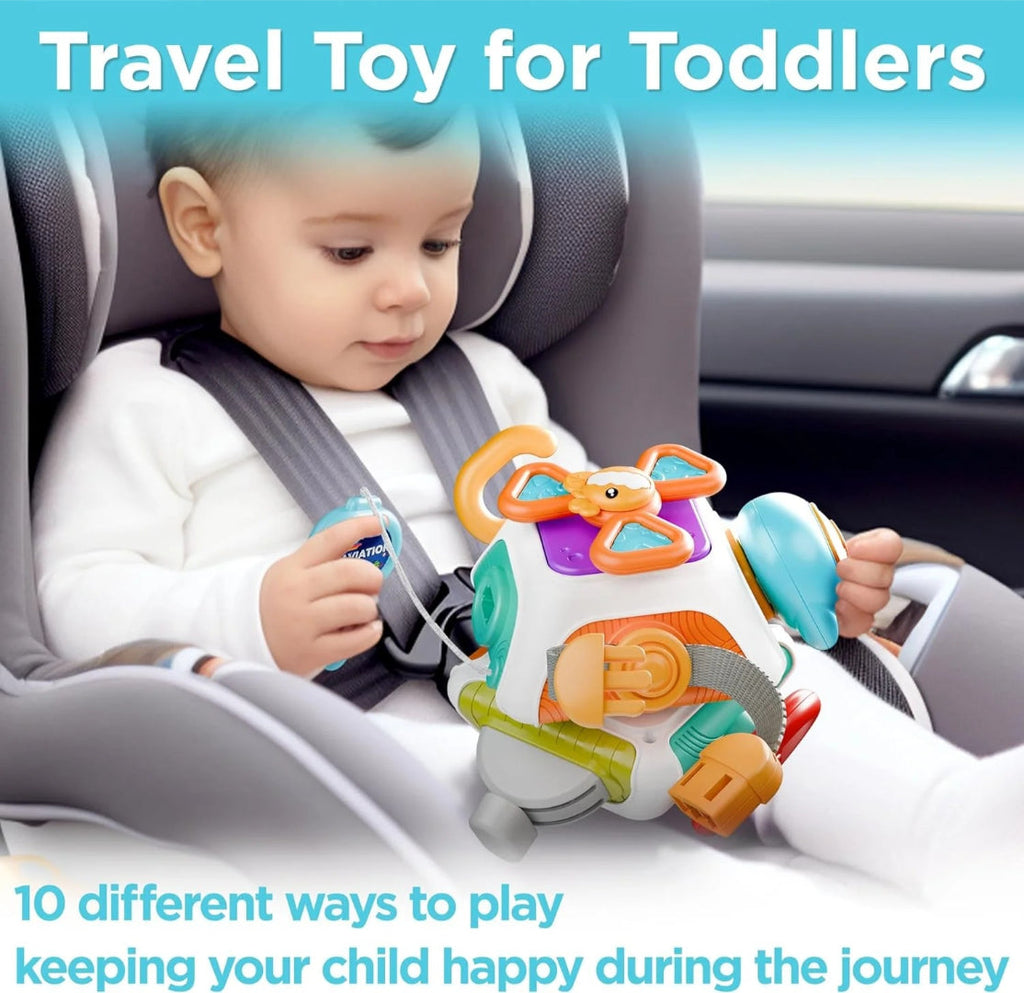 Montessori block toy for motor development, BPA-free