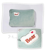 Plush heated pad battery operated with rapid heating