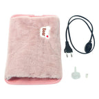 Plush heated pad battery operated with rapid heating