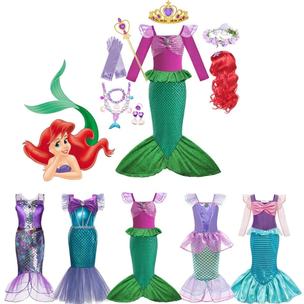 Mermaid costume for infants and children