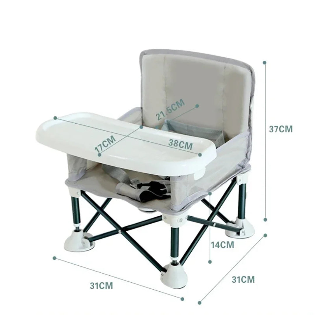 High chair for children safe and comfortable seating