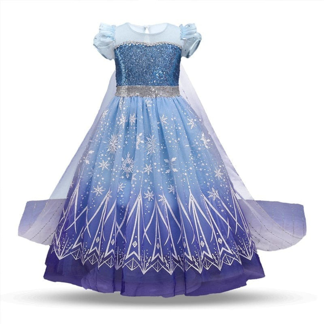 Princess Costume Carnival Outfit for Children 4 to 10 Years Old
