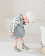 Baby boots for first steps with non-slip sole