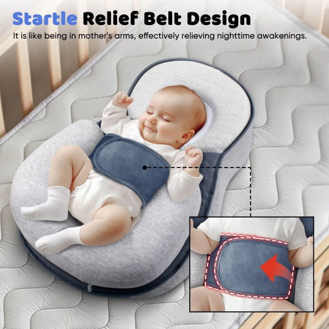 Ergonomic baby pillow for better sleep support