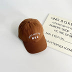 Unisex kids' cap with a brim and NYC embroidery