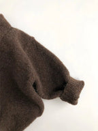 Unisex polo sweater for kids with buttons