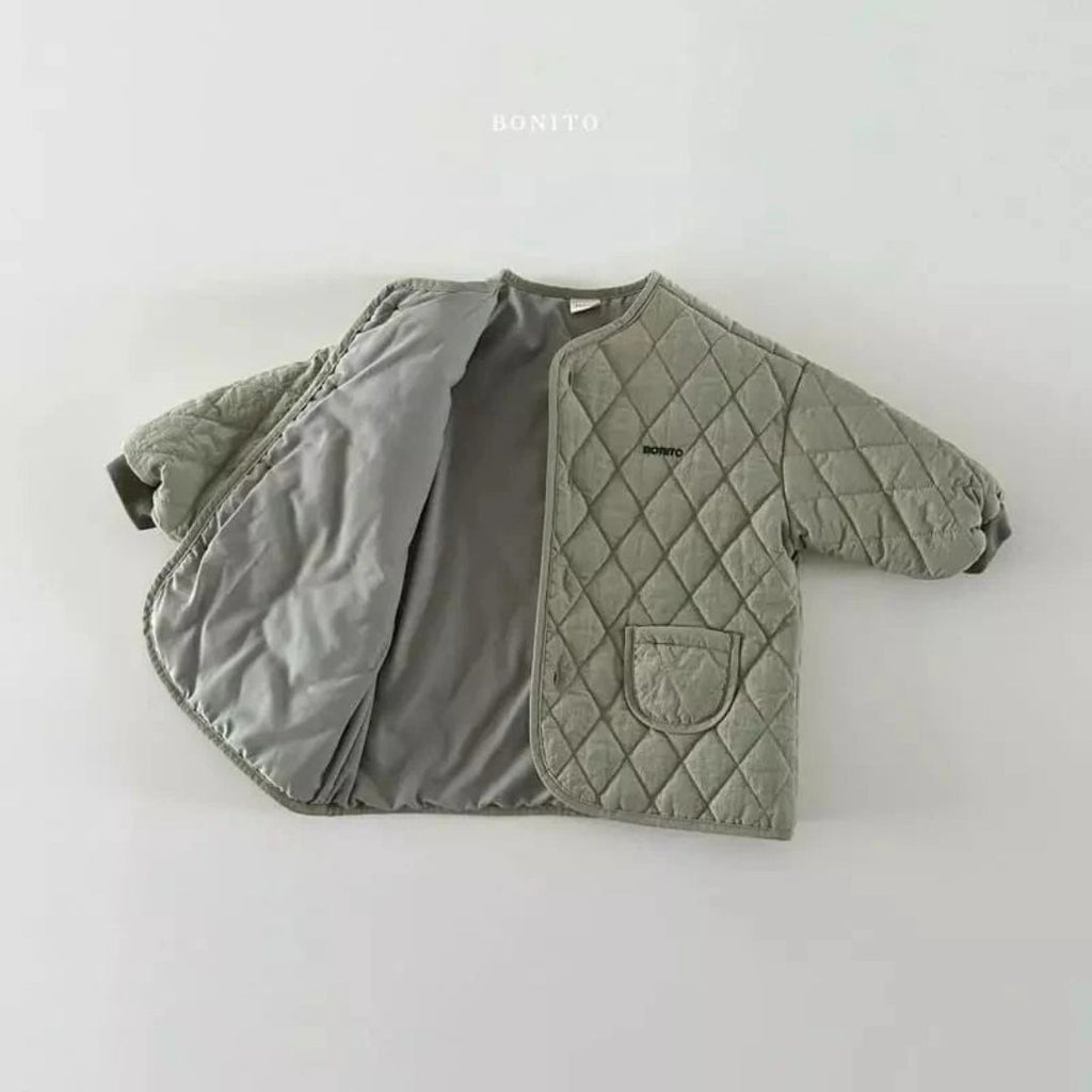 Quilted jacket for children in a unisex design