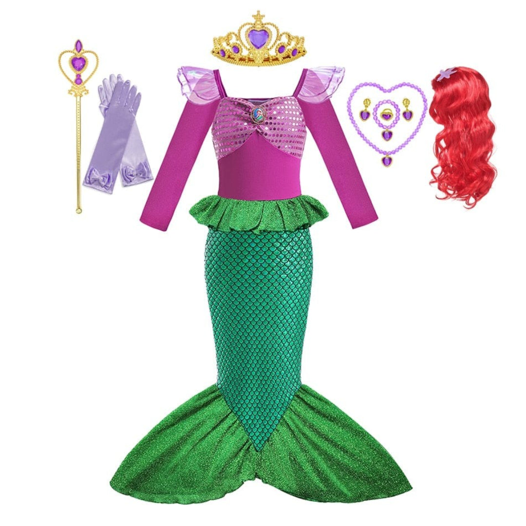 Mermaid costume for infants and children