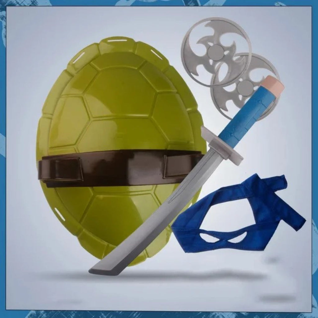 Ninja set for children with shield and BPA-free plastic accessories