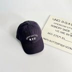 Unisex kids' cap with a brim and NYC embroidery