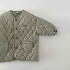 Quilted jacket for children in a unisex design