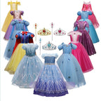 Princess Costume Carnival Outfit for Children 4 to 10 Years Old