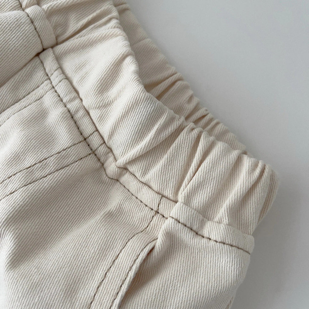 Unisex relaxed fit denim trousers