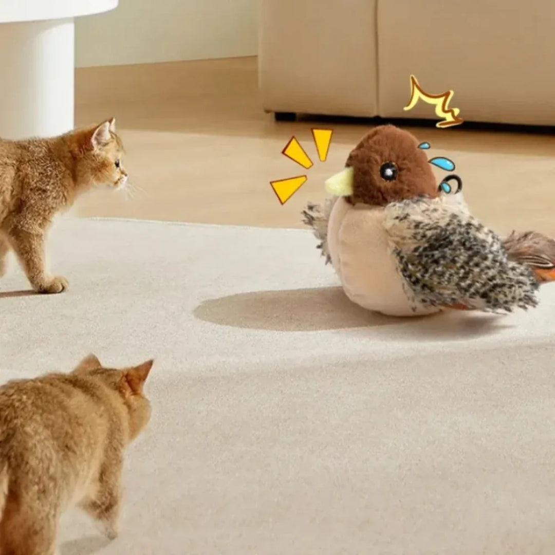 Flyvende fuglelegetøj med indbyggede lydeffekter