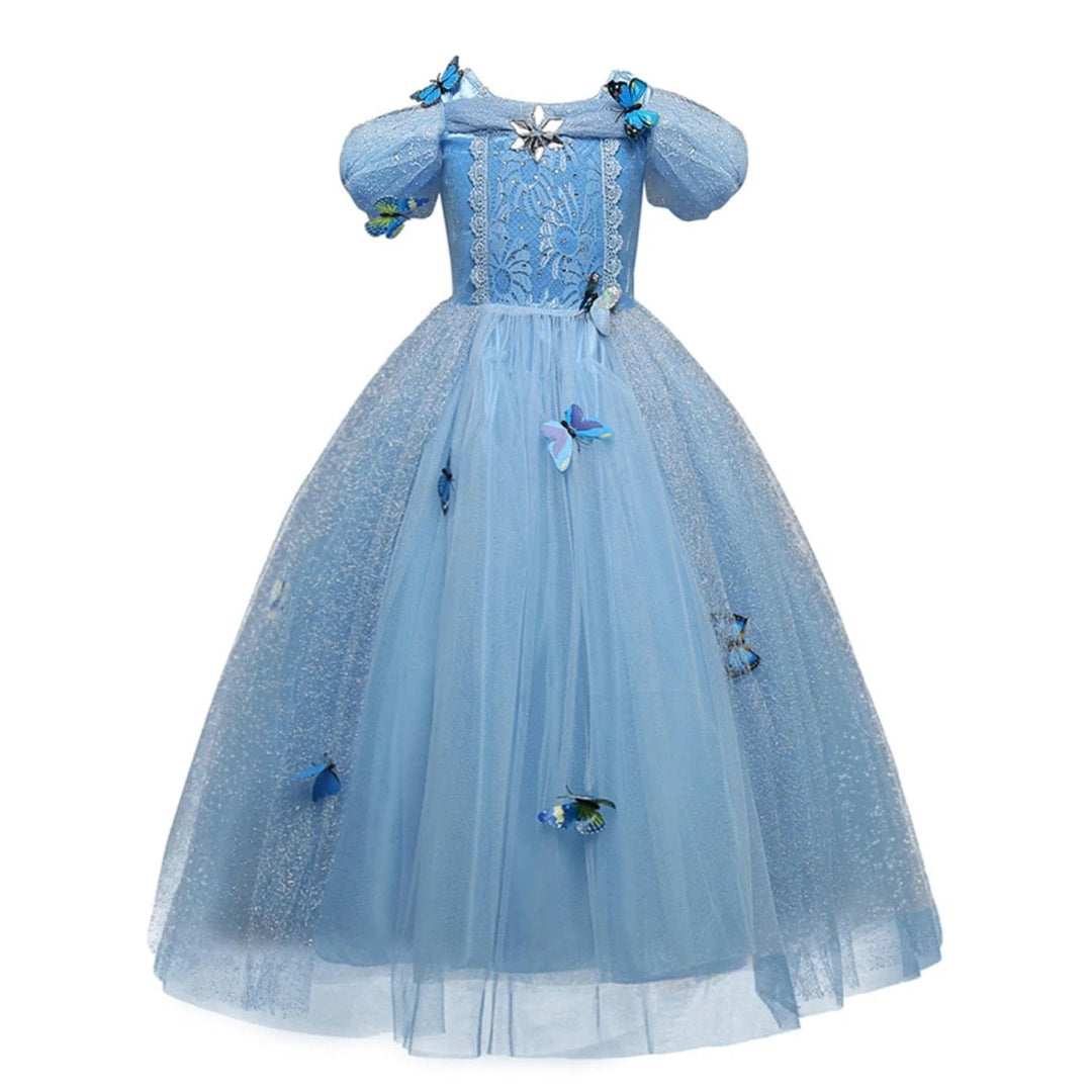 Princess Costume Carnival Outfit for Children 4 to 10 Years Old