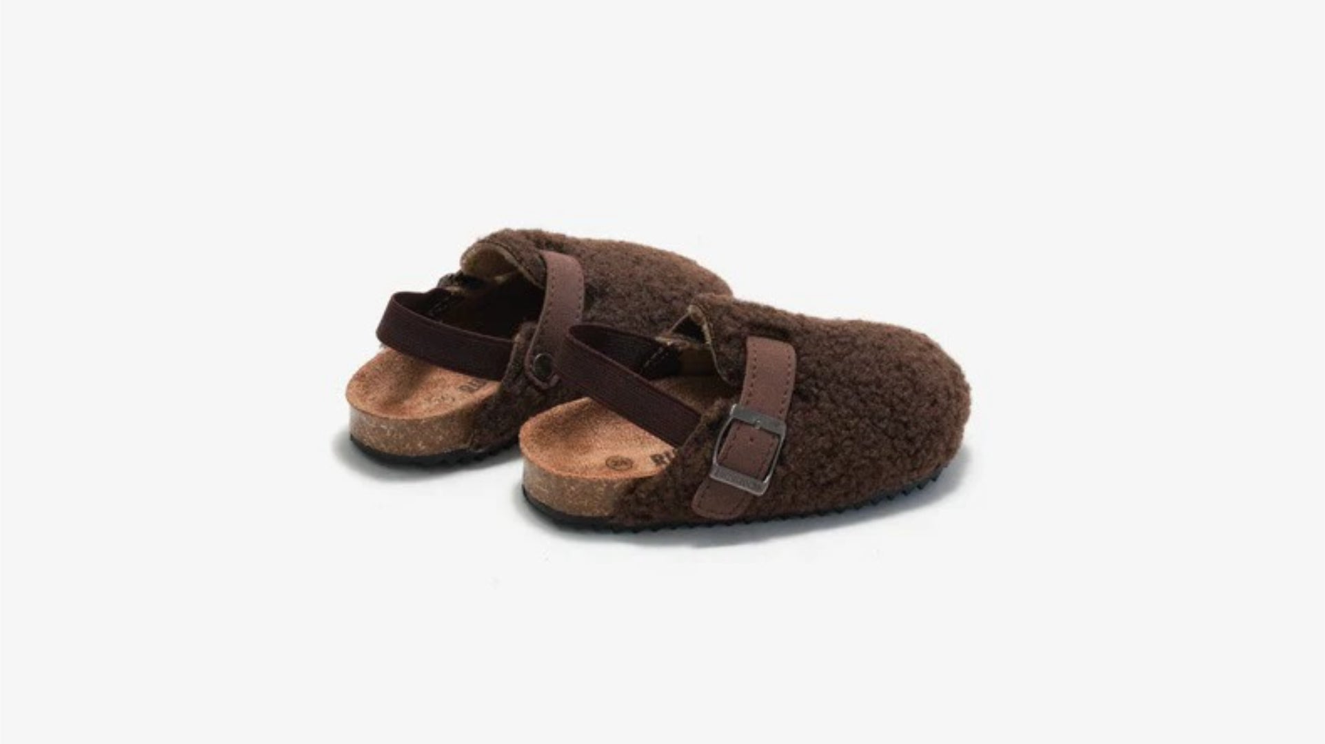 Wool moccasins for kids in slip-on design
