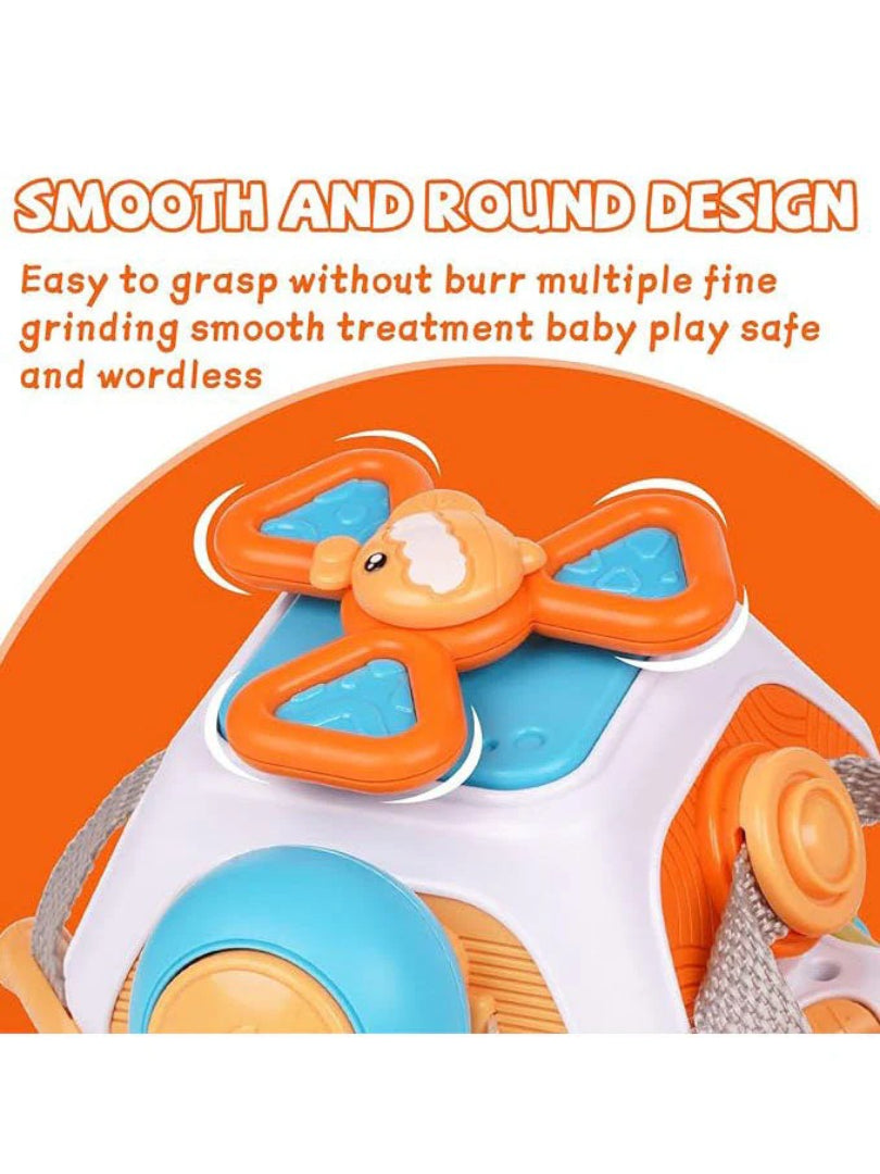 Montessori block toy for motor development, BPA-free