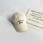 Unisex kids' cap with a brim and NYC embroidery