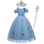Princess Costume Carnival Outfit for Children 4 to 10 Years Old