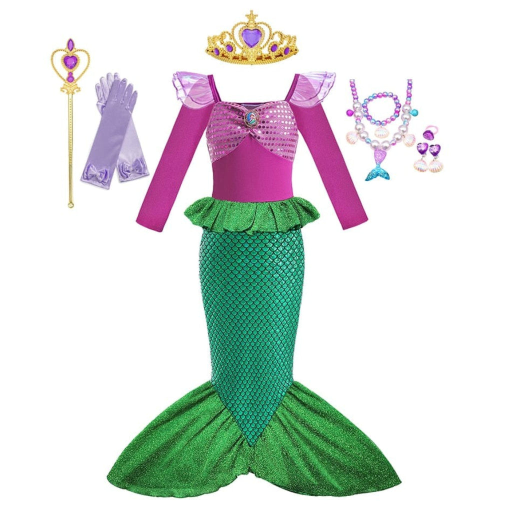 Mermaid costume for infants and children