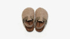 Wool moccasins for kids in slip-on design