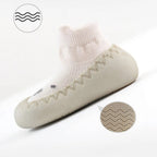 Baby boots for first steps with non-slip sole
