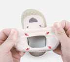 Baby boots for first steps with non-slip sole