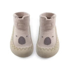 Baby boots for first steps with non-slip sole