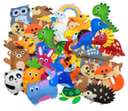 Felt sewing kit with animals DIY sewing project for kids