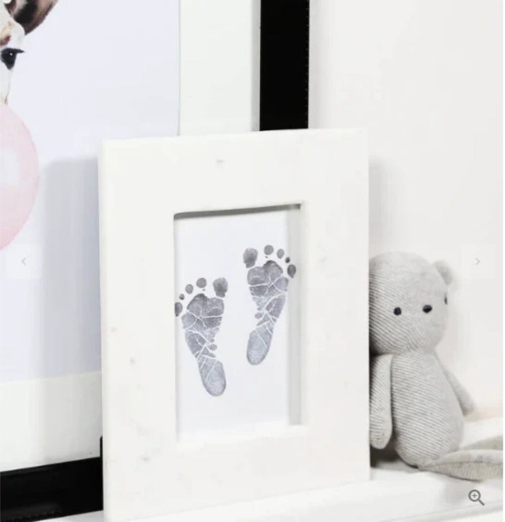 Hand and Footprint Set for Baby with Frame, Mess-Free