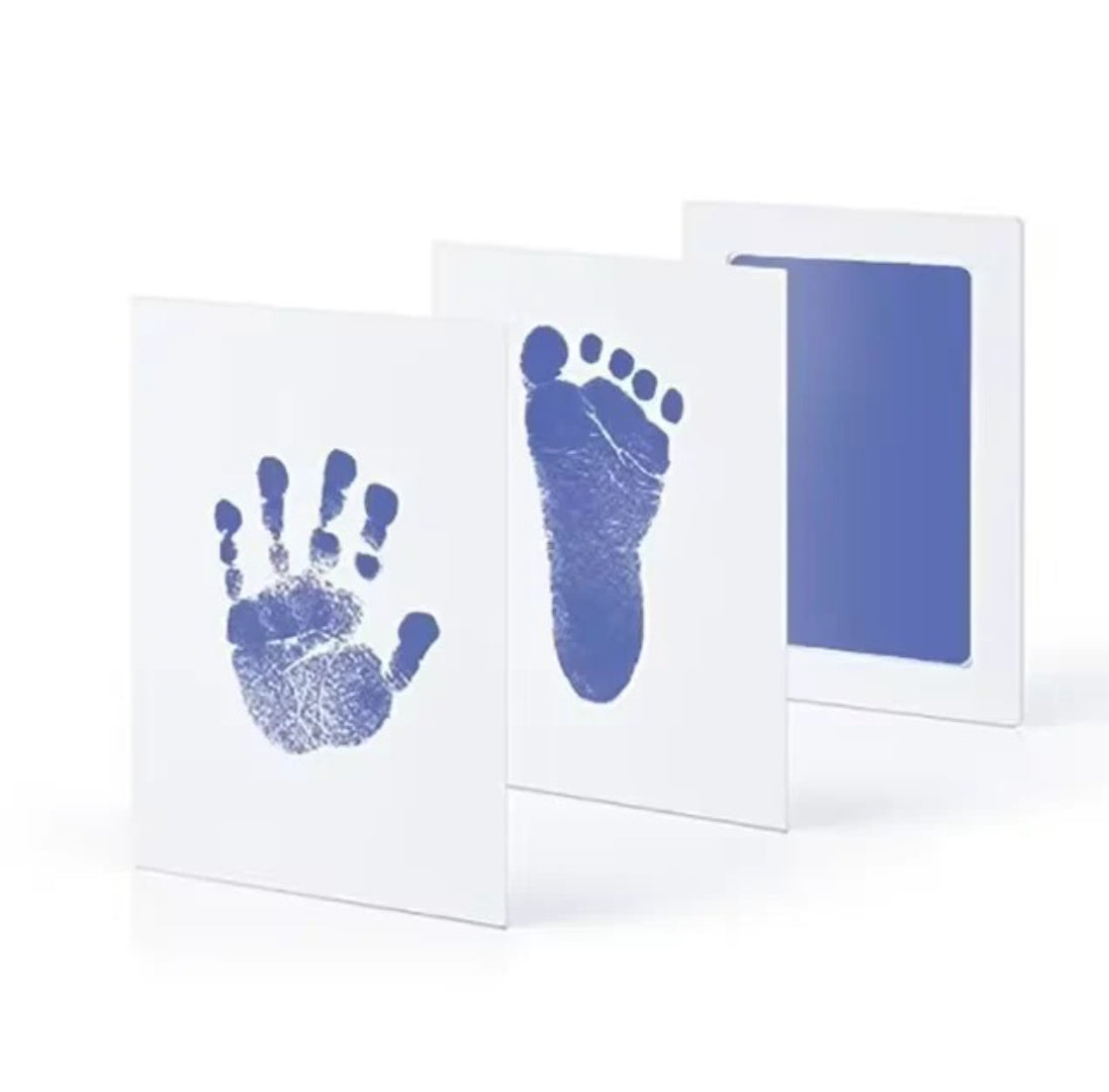 Hand and Footprint Set for Baby with Frame, Mess-Free