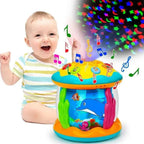 Musical drum for infants with lights and sounds